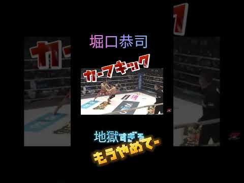 堀口恭司のカーフキック