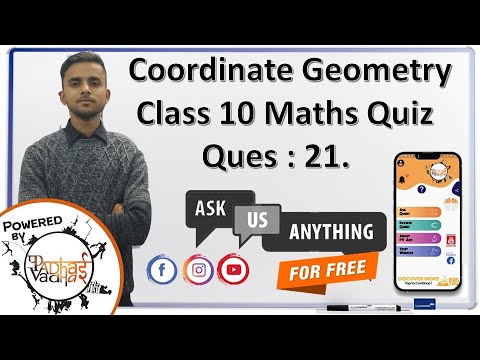 Q.21 If point A(x,5) is equidistant from B(4,7) and C(6,3), find x I Class 10th Maths I Coordinate Geometry