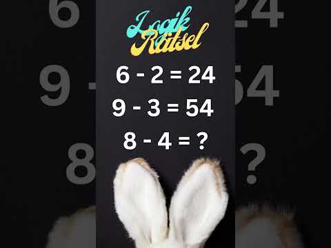 Teste dein logisches Denken mit diesem Mathe-Rätsel! #shorts