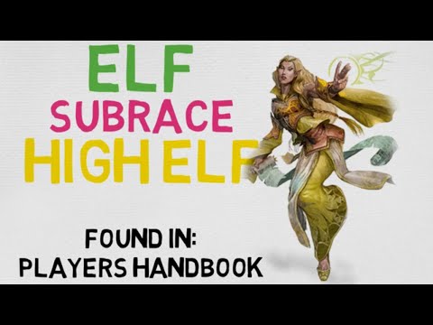 High Elf Dnd