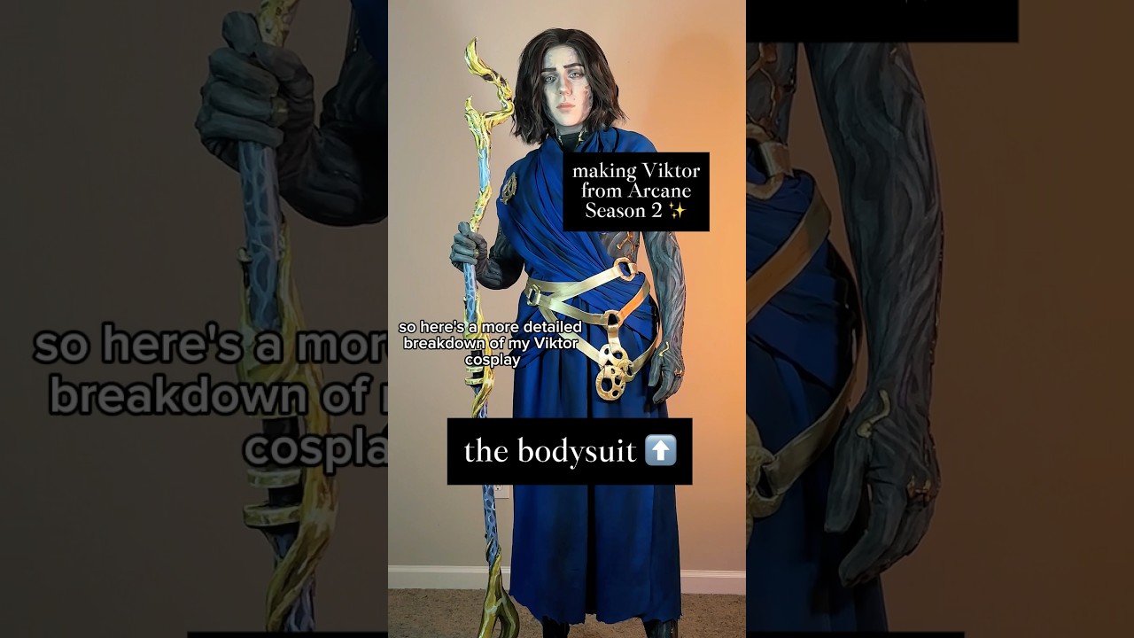 more details about my Viktor cosplay from Arcane! #arcane #viktor #viktorcosplay #cosplayer #cosplay