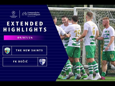 EXTENDED HIGHLIGHTS | The New Saints 3-0 FK Dečić | UEFA Champions  League
