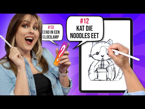 16 TEKENOPDRACHTEN UITVOEREN DIE JIJ BEPAALT! - Tekenen Challenge