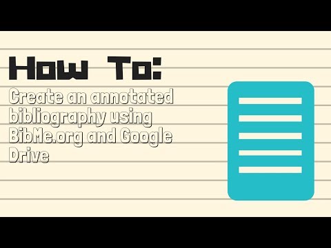 Create Your Annotated Bibliography Using Bibme