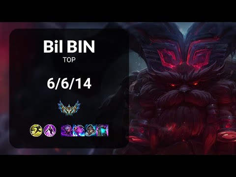 Bil Bin Ornn vs Akali TOP - KR CHALLENGER Patch 15.8