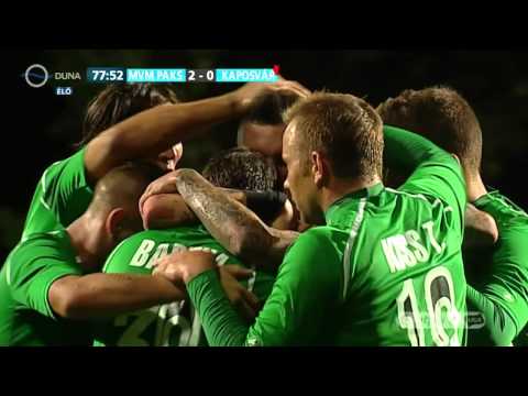 Simon Attila gólja az MVM-Paks - Kaposvári Rákóczi mérkőzésen