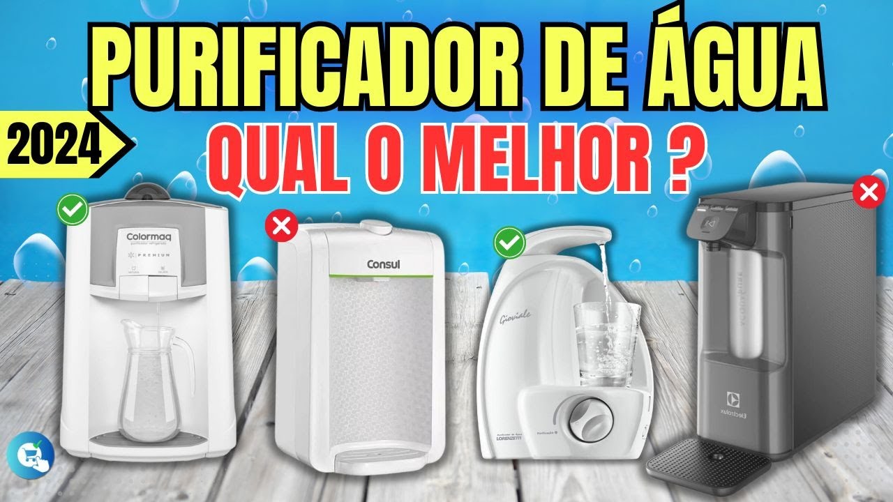5 MELHORES PURIFICADORES DE ÁGUA 2024 | Qual o melhor purificador de água?