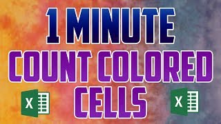 Excel 2016 : How to Count Color Cells