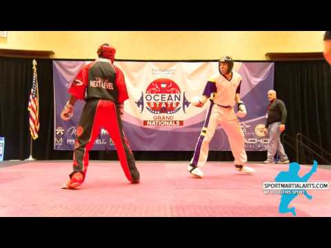 Anthony Merricks v Corey Williams - Men's Sparring - Ocean State Grand Nationals 2016