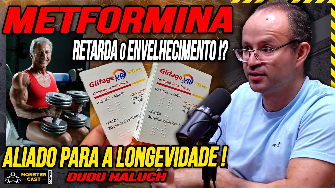 CIENTISTAS REVELAM ! METFORMINA É A PILULA DA LONGEVIDADE OU UMA ILUSÃO !? | DUDU HALUCH