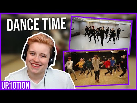 REACTION to UP10TION - SO DANGEROUS, CATCH ME, ATTENTION & WHITE NIGHT DANCE PRACTICES