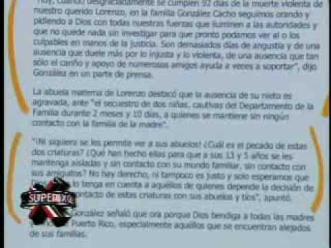 SuperXclusivo 6/9/10 - A 3 meses de la muerte de Lorenzo 1/3