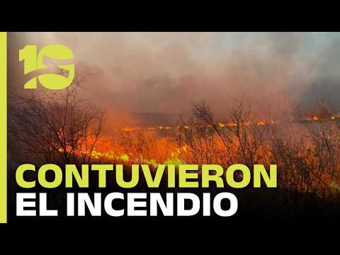 Bomberos de Córdoba contuvieron un incendio en La Calera