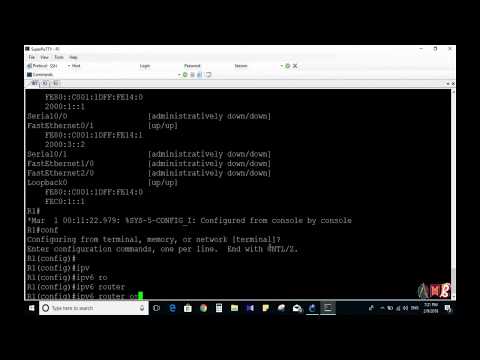 Configure IPv6 OSPFv3