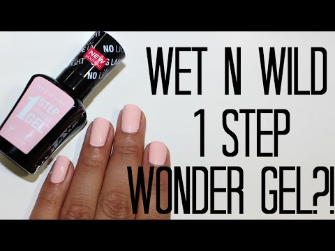 Wet n Wild One Step Wonder Gel Nail Polish Review | samantha jane Video