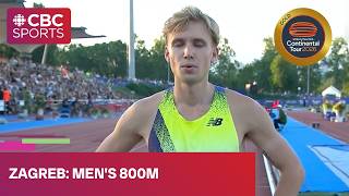 Men's 800m at Continental Tour meet in Zagreb | #athleticstrack