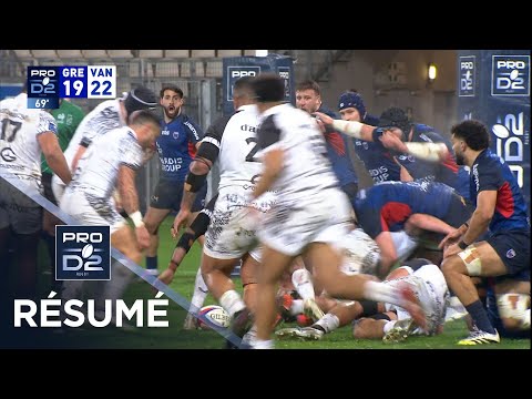 PRO D2 Saison 2025-2026 J18 - Résumé FC Grenoble Rugby - RC Vannes