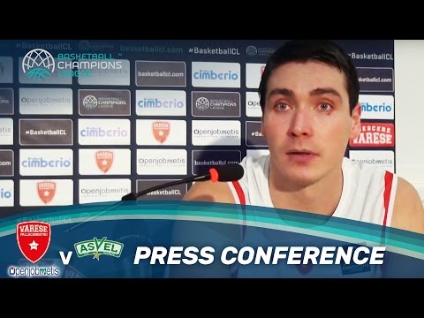 Openjobmetis Varese (ITA) v ASVEL Lyon (FRA) - Press Conference - Basketball Champions League