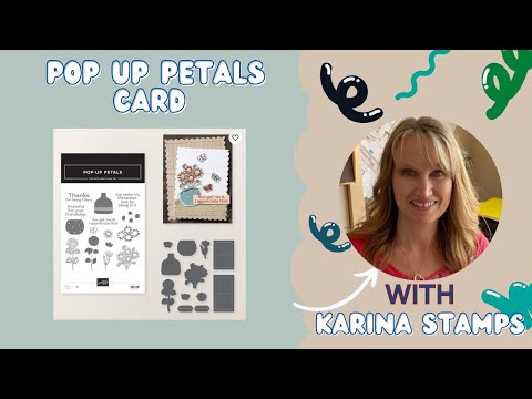 Easy Pop-Up Card Tutorial | Pop-Up Petals Bundle 3D Flower Card | Stampin’ Up!