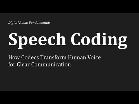 Speech Coding Explained: How Codecs Transform Human Voice for Clear Communication
