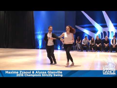 Liberty Swing 2016 Champions Strictly Swing Maxime Zzaoui & Alyssa Glanville