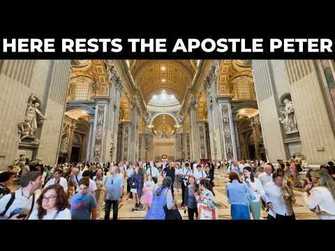 Rome Italy - St. Peter’s Basilica Walking Tour | Rome, Italy 4K