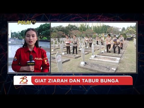 LIVE - KEGIATAN ZIARAH DAN TABUR BUNGA JELANG HUT BHAYANGKARA KE-78