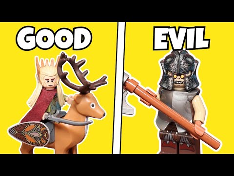 Building Lord of the Rings Armies in LEGO...