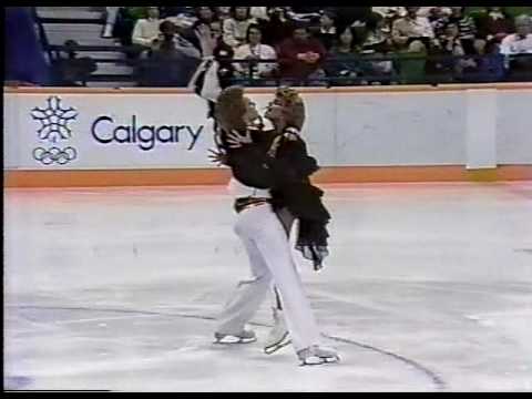 Bestemianova & Bukin Бестемьянова и Букин (URS) - 1988 Calgary, Ice Dancing, OSP (US ABC)