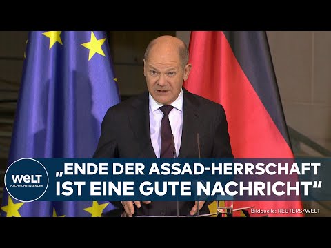 Video Thumbnail: OLAF SCHOLZ ZU SYRIEN: „Das Ende der Assad-Herrschaft ist eine gute Nachricht“ | WELT DOKUMENT
