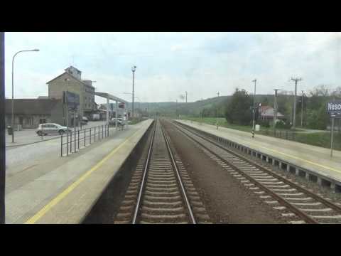 Vlakem z Brna hl.n. do Veselí nad Moravou (Time Lapse)