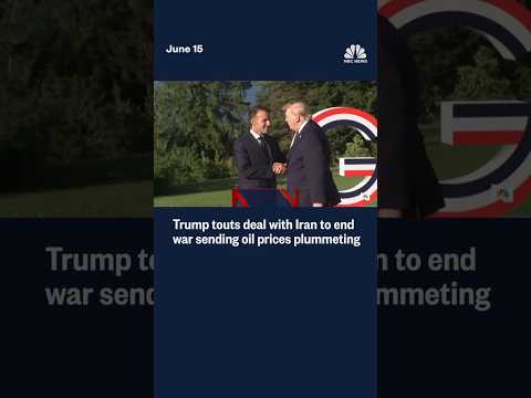 Trump touts deal with Iran to end war sending oil prices plummeting