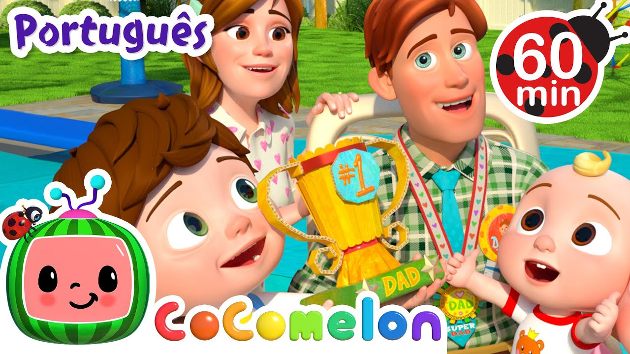 Papai é o Melhor! | 1 HORA DE COCOMELON BRASIL! | Músicas Infantis em Português