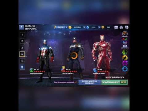 Marvel: Future Fight - Trio Guerra Cívil na Batalha Temporal!!