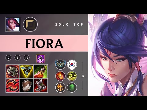 Fiora Top vs Malphite - KR Challenger Patch 26.01