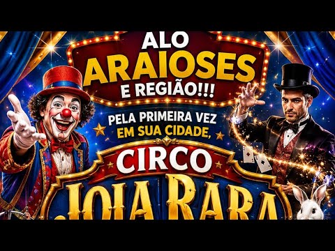 A montagem do circo em Araioses Maranhão