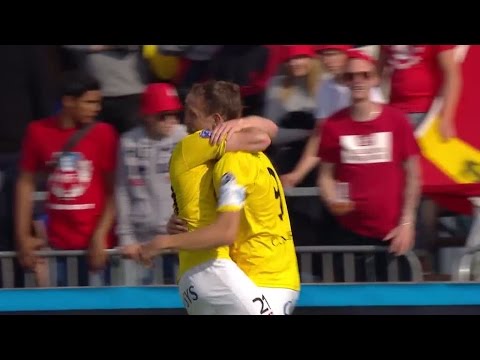 MÅL: 18-åringen kvitterar med sitt andra mål för Falkenberg - TV4 Sport