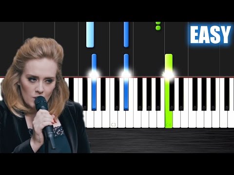 Adele - When We Were Young - EASY Piano Tutorial by PlutaX - Synthesia