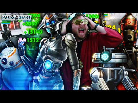 DROIDS TERMINATE GALACTIC LEGENDS! Over 700 Speed! 50R-T Gameplay + New Master Kenobi Counter!