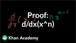 Proof: d/dx(x^n)
