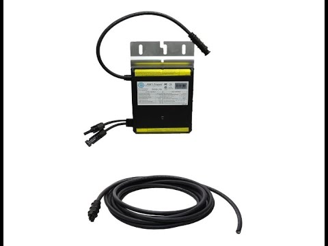 AIMS Power 250 Watt Micro Grid Tie Inverters with Trunk Cables, Easy Installation - Overview