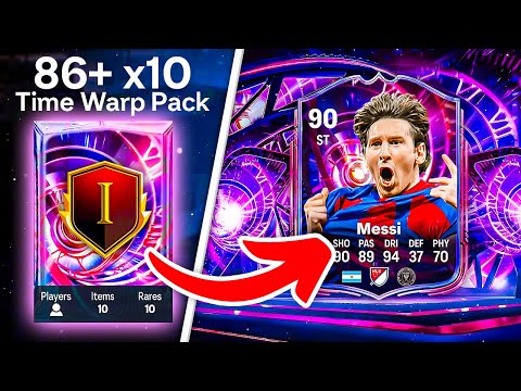 86+ x10 TIME WARP RANK 1 REWARDS! 🥳 FC 26 Ultimate Team