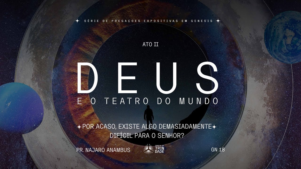 Tema: Por acaso, existe algo demasiadamente difícil para o senhor? | Pr Najaro Anambuk | Texto:Gn.18