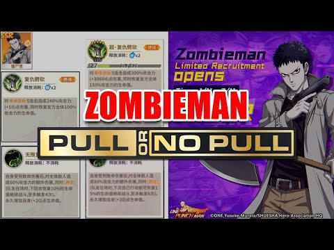 GACHA ZOMBIE MAN PANEN SSR | ONE PUNCH MAN THE STRONGEST