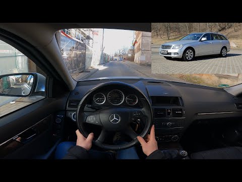 2008 Mercedes Benz C class T modell S204 C 220 CDI 170 Hp 5G TRONIC | POV Test Drive