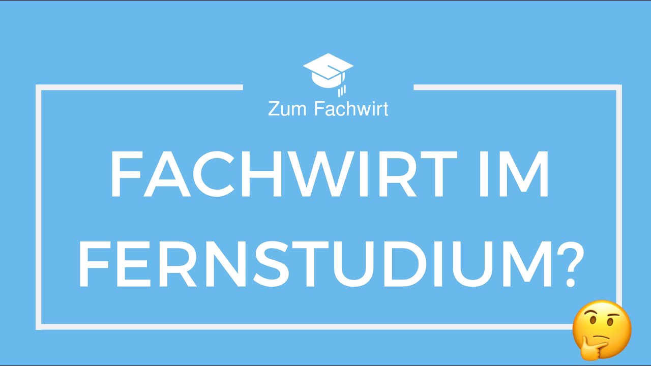Wirtschaftsfachwirt im Fernstudium werden