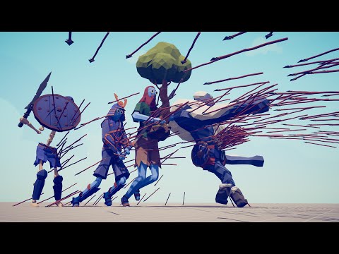 ALL 4 GIANTS vs 100x EVERY RANGED UNIT Totally Accurate Battle Simulator