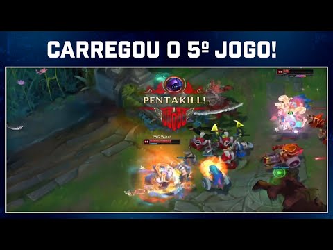PENTA KILL DO JAX DO WIZER!