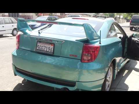 Celica GT-S TRD spoiler / rear lip valence install