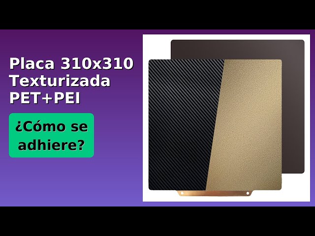 Vídeo relacionado con Placa de impresión PEI texturizada para impresoras 3D Adventurer 5M/5M Pro, 235x235mm Placa de impresión PEI texturizada+lámina de textura PEO Plataforma desmontable de acero flexible para muelles